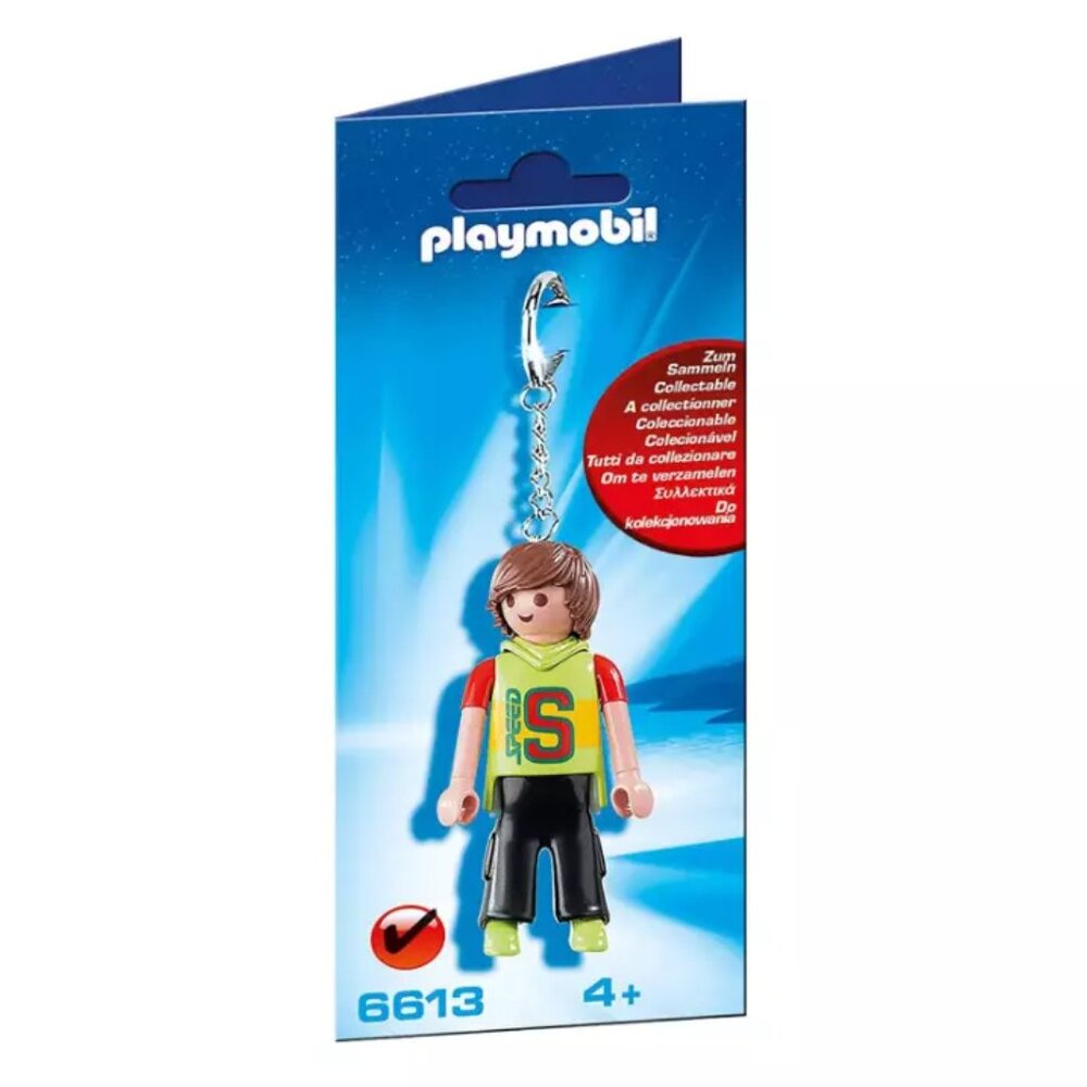 PLAYMOBIL Lego 6613 Skateboarder Action Figure Key Chain - Picture 2 of 8